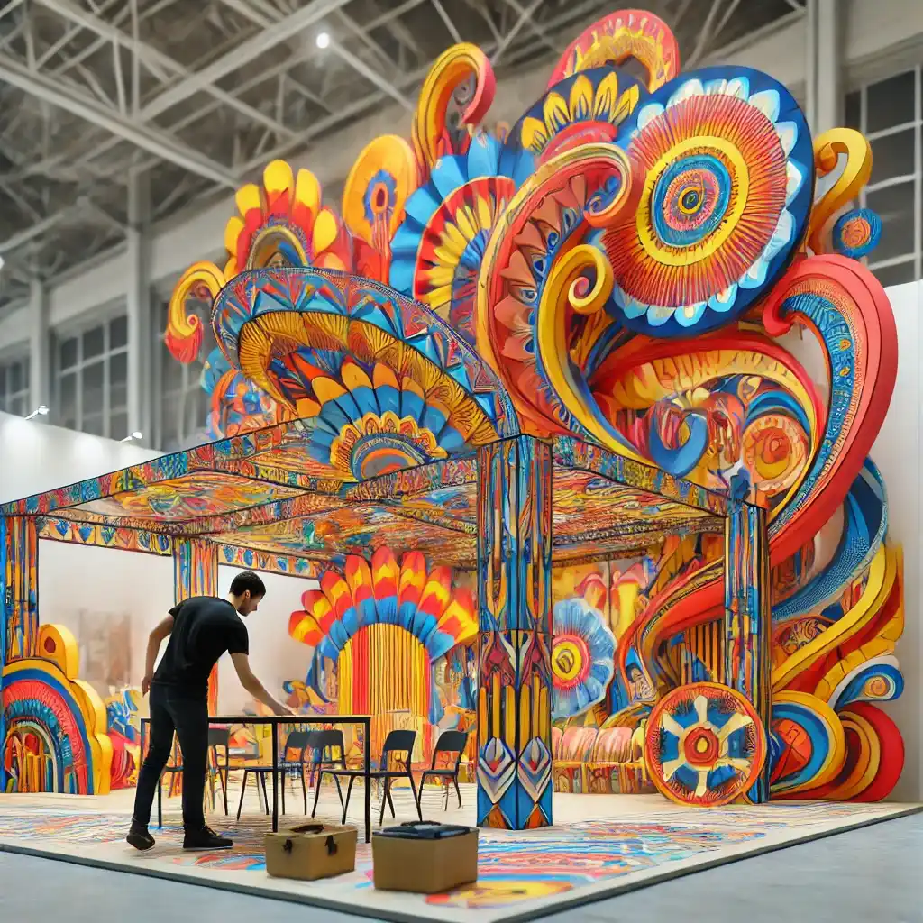 booth pameran custom surabaya